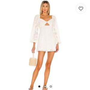MAJORELLE White Mini Dress